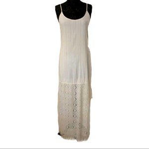 Element Lace Cream Maxi Dress Size M